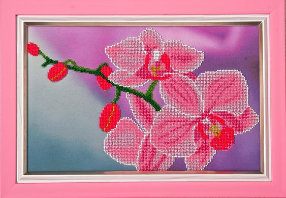 Набор для вышивки бисером Розовая орхидея СРК-010