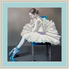 Схема для вышивки бисером Л-034 (габардин) Балерина