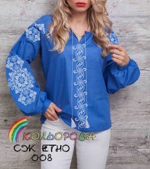 Заготовка для вышиванки Блуза женская СЖ-ЕТНО-008 ТМ "Кольорова"