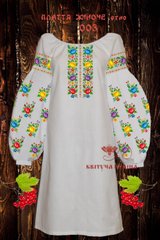 Заготовка для вышиванки Платье женское етно ПЖетно-003 ТМ "Квітуча країна"