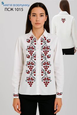 Заготовка для вишиванки Сорочка жіноча Черкаси пошита з рукавами ПСЖ 1015 "ТМ Магія візерунку"