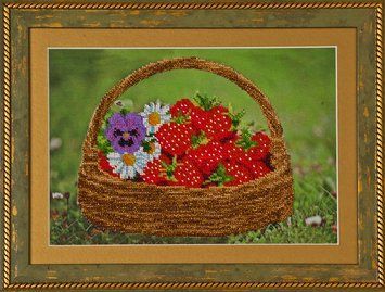 Схема для вишивки бісером Щедрі дари П-005 (габардин)