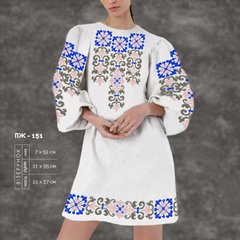 Заготовка для вышиванки Платье женское ПЖ-151 ТМ "Кольорова"