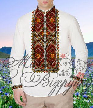 Заготовка для вишиванки Сорочка чоловіча К-031 ТМ "Магія візерунку"