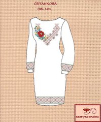 Заготовка для вишиванки Плаття жіноче ПЖ-121 ТМ "Квітуча країна"