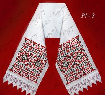 Заготовка для вишивки Рушник обрядовий під образ РІ-008 ТМ "Магія візерунку"