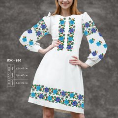 Заготовка для вышиванки Платье женское ПЖ-186 ТМ "Кольорова"