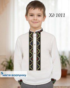 Заготовка вишиванки для хлопчика Тернопільської області (Борщів )Хд1011 ТМ "Магія візерунку"