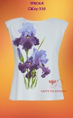 Заготовка для вышиванки Рубашка женская без рукавов СЖбр-230 "ТМ Квітуча країна"