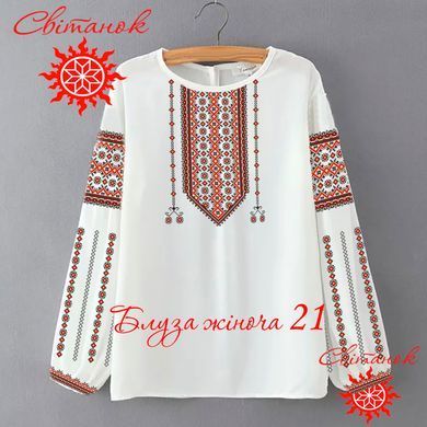 Заготовка для вишиванки блуза жіноча БЖ-21 ТМ "Світанок"