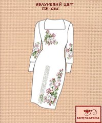 Заготовка для вишиванки Плаття жіноче ПЖ-035 ТМ "Квітуча країна"