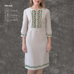 Заготовка для вышиванки Платье женское ПЖ-015 ТМ "Кольорова"