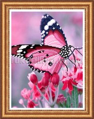 Набір для вишивки бісером Рожевий метелик СРК-005