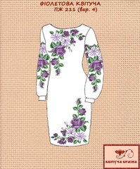 Заготовка для вишиванки Плаття жіноче ПЖ-211 (варіант 4) ТМ "Квітуча країна"