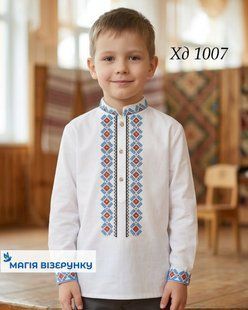 Заготовка вишиванки для хлопчика Івано-Франківської області (Гуцульщина) Хд1007 ТМ "Магія візерунку"