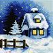 Набор алмазной мозаики Зима ТМ ColorArt 15х15 см PP1106