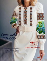 Заготовка для вишиванки Плаття жіноче ПЖ-506 ТМ "Квітуча країна"