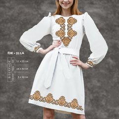 Заготовка для вишиванки Сукня жіноча ПЖ-211А ТМ "Кольорова"
