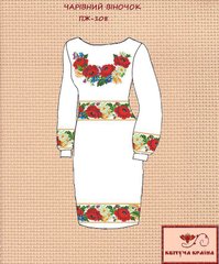 Заготовка для вышиванки Платье женское ПЖ-108 ТМ "Квітуча країна"