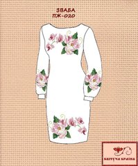 Заготовка для вишиванки Плаття жіноче ПЖ-020 ТМ "Квітуча країна"