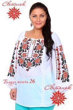 Заготовка для вишиванки блуза жіноча БЖ-26 ТМ "Світанок"