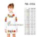 Заготовка для вишиванки Плаття дитяче з рукавами (5-10 років) ПД-002 ТМ "Кольорова"