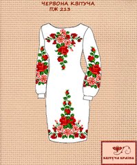 Заготовка для вишиванки Плаття жіноче ПЖ-213 ТМ "Квітуча країна"