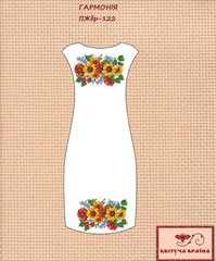 Заготовка для вышиванки Платье женское без рукавов ПЖбр-122 ТМ "Квітуча країна"