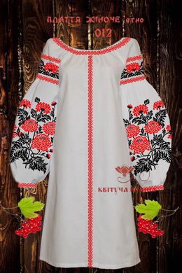 Заготовка для вишиванки Плаття жіноче етно ПЖетно-012 ТМ "Квітуча країна"