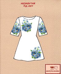 Заготовка для вишиванки Плаття дитяче ПД-007 ТМ "Квітуча країна"