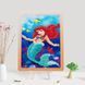 Набор алмазной мозаики с подставкой Русалочка ТМ ColorArt 18х23 см DP01