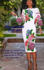 Заготовка для вишиванки Плаття жіноче ПЖ-416 ТМ "Квітуча країна"