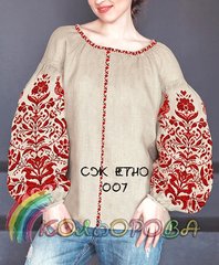 Заготовка для вышиванки Блуза женская СЖ-ЕТНО-007 ТМ "Кольорова"