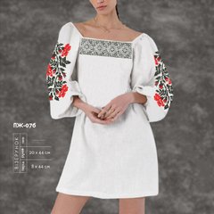 Заготовка для вишиванки Сукня жіноча ПЖ-076 ТМ "Кольорова"