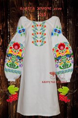 Заготовка для вишиванки Плаття жіноче етно ПЖетно-015 ТМ "Квітуча країна"