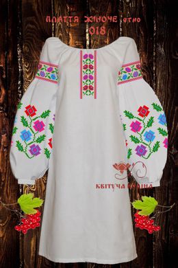 Заготовка для вишиванки Плаття жіноче етно ПЖетно-018 ТМ "Квітуча країна"