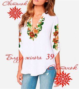 Заготовка для вишиванки блуза жіноча БЖ-39 ТМ "Світанок"