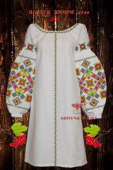 Заготовка для вишиванки Плаття жіноче етно ПЖетно-019 ТМ "Квітуча країна"