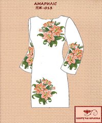 Заготовка для вишиванки Плаття жіноче ПЖ-013 ТМ "Квітуча країна"