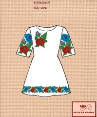Заготовка для вишиванки Платье детские ПД-006 ТМ "Квітуча країна"