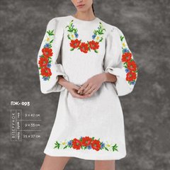 Заготовка для вишиванки Сукня жіноча ПЖ-093 ТМ "Кольорова"