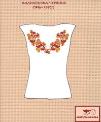 Заготовка для вышиванки Рубашка женская без рукавов СЖбр-135 (1) "ТМ Квітуча країна"