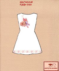 Заготовка для вышиванки Платье детское без рукавов ПДбр-028 ТМ "Квітуча країна"