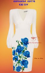 Заготовка для вишиванки Плаття жіноче ПЖ-239 ТМ "Квітуча країна"