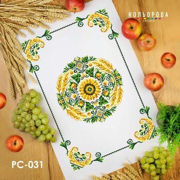 Заготовка для вишивки Рушник спасівський РС-031 ТМ "Кольорова"