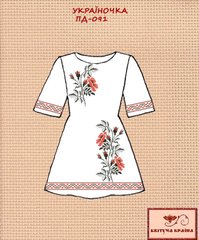 Заготовка для вишиванки Плаття дитяче ПД-091 ТМ "Квітуча країна"