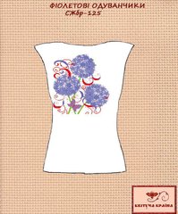 Заготовка для вишиванки Сорочка жіноча без рукавів СЖбр-125 "ТМ Квітуча країна"