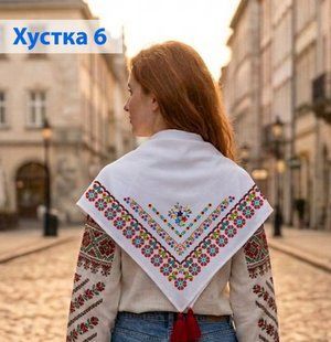 Заготовка для вишивки Хустка жіноча 6 ТМ "Магія Візерунку"