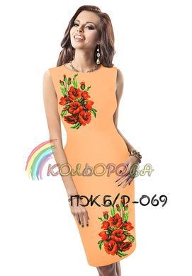 Заготовка для вышиванки Платье женское без рукавов ПЖб/р-069 ТМ "Кольорова"
