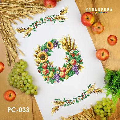 Заготовка для вишивки Рушник спасівський РС-033 ТМ "Кольорова"